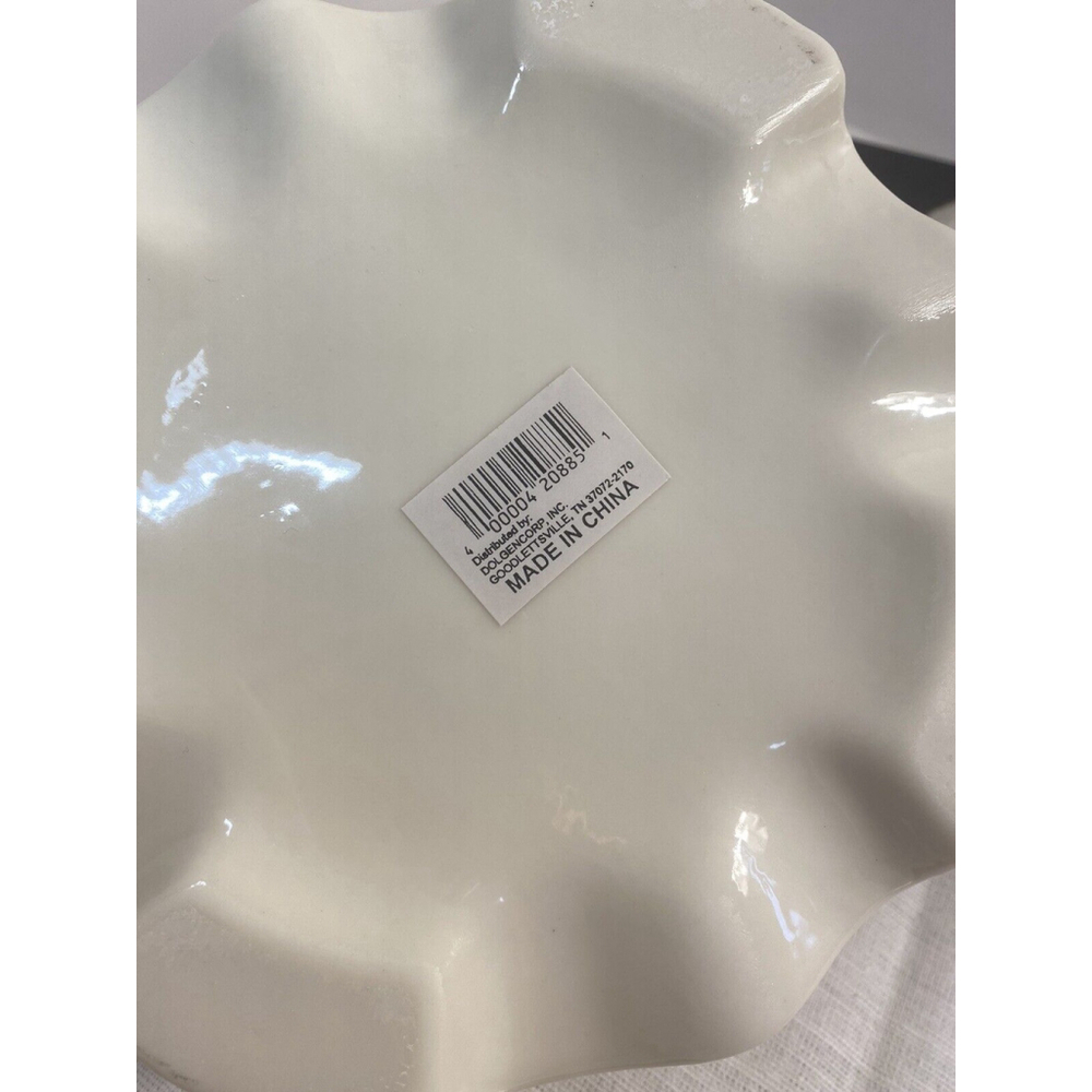 Decorative Floral Porcelain Keepsake Box Bowl with Lid 6” Round - Picture 7 of 9